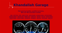 Desktop Screenshot of khandallahgarage.co.nz