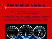 Tablet Screenshot of khandallahgarage.co.nz